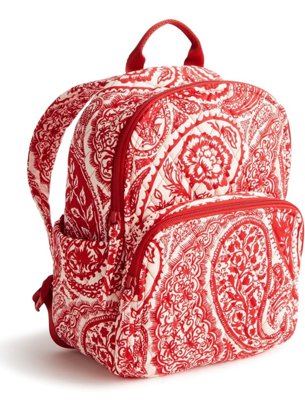 Vera Bradley NWT Red and White Paisley Backpack